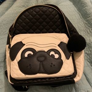Betsey Johnson pug backpack